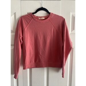 Marine Layer Women's Small Pink Pullover Sweater Crew Neck